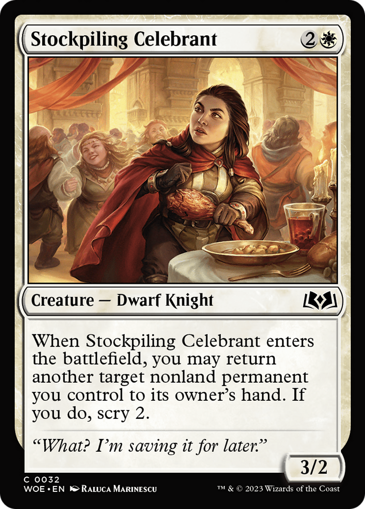 Stockpiling Celebrant [Wilds of Eldraine] | The CG Realm