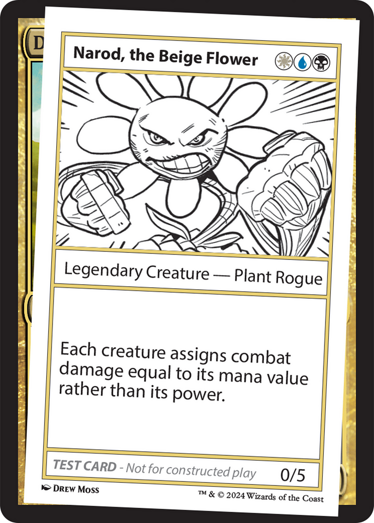 Narod, the Beige Flower [Mystery Booster 2 Playtest Cards] | The CG Realm