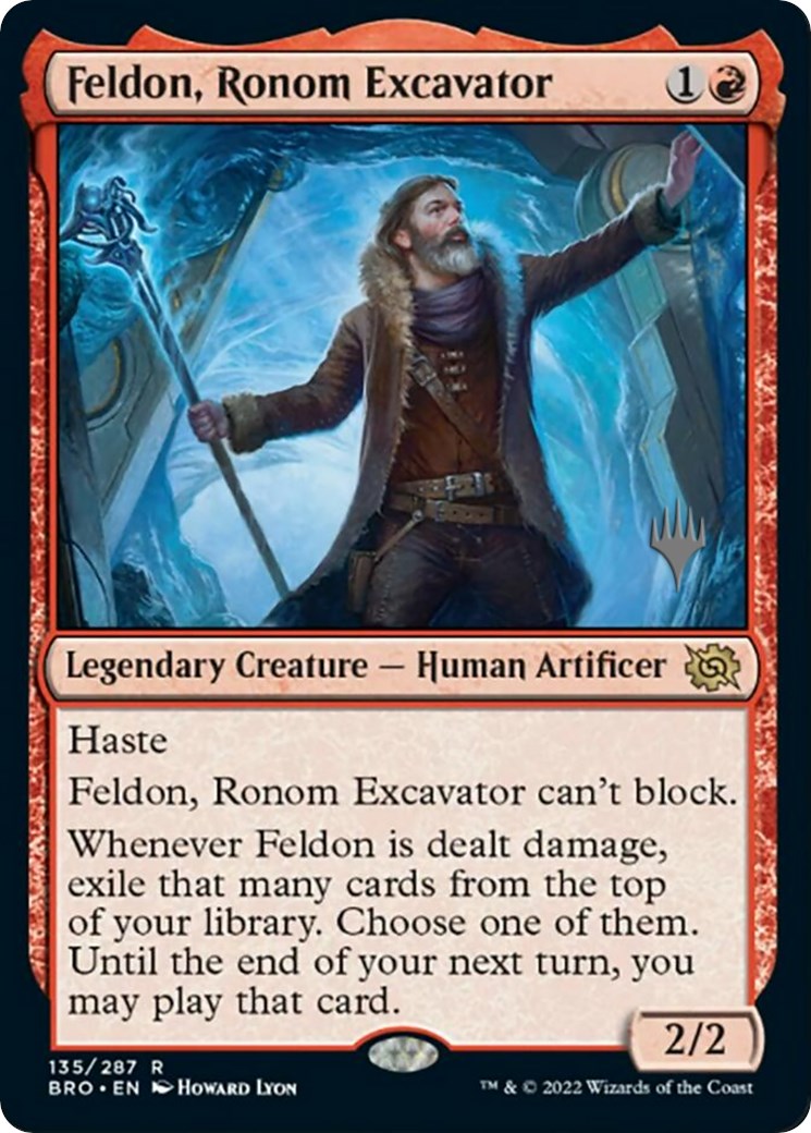 Feldon, Ronom Excavator (Promo Pack) [The Brothers' War Promos] | The CG Realm