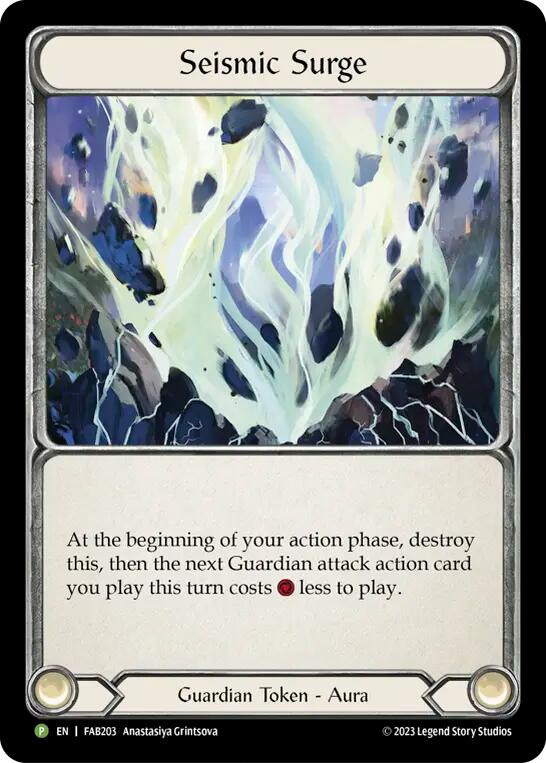 Seismic Surge (Cold Foil) [FAB203] (Promo)  Cold Foil | The CG Realm