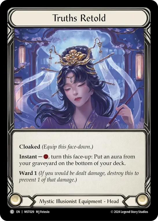 Truths Retold [MST029] (Part the Mistveil)  Cold Foil | The CG Realm