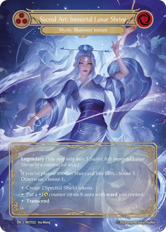 Sacred Art: Immortal Lunar Shrine // Inner Chi (Marvel) [MST032] (Part the Mistveil)  Cold Foil | The CG Realm