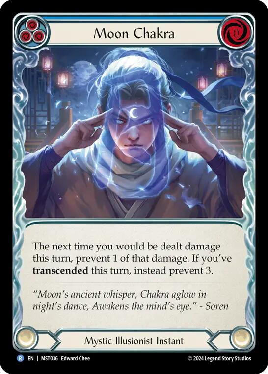 Moon Chakra (Blue) [MST036] (Part the Mistveil) | The CG Realm