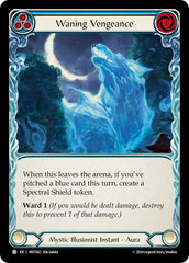 Waning Vengeance (Blue) [MST042] (Part the Mistveil)  Rainbow Foil | The CG Realm