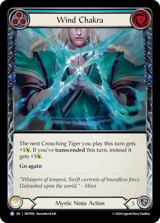 Wind Chakra (Blue) [MST056] (Part the Mistveil) | The CG Realm