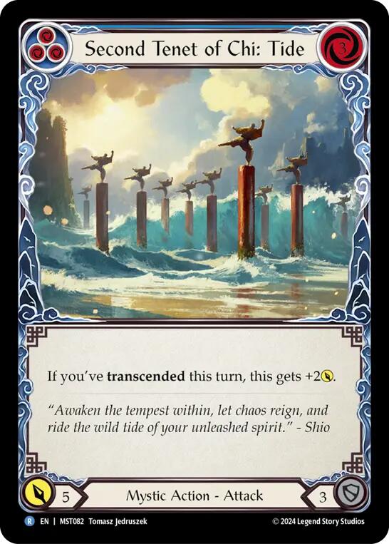 Second Tenet of Chi: Tide [MST082] (Part the Mistveil)  Rainbow Foil | The CG Realm