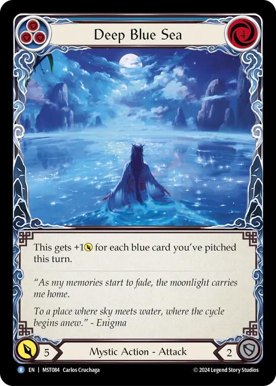 Deep Blue Sea [MST084] (Part the Mistveil)  Rainbow Foil | The CG Realm