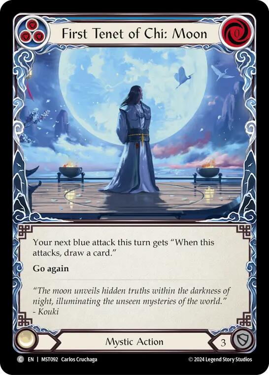 First Tenet of Chi: Moon [MST092] (Part the Mistveil)  Rainbow Foil | The CG Realm