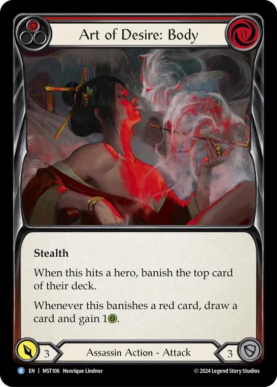 Art of Desire: Body (Red) [MST106] (Part the Mistveil)  Rainbow Foil | The CG Realm