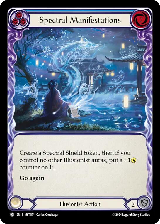 Spectral Manifestations (Blue) [MST154] (Part the Mistveil)  Rainbow Foil | The CG Realm