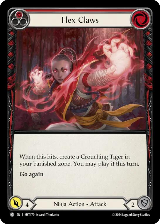 Flex Claws (Red) [MST179] (Part the Mistveil) | The CG Realm