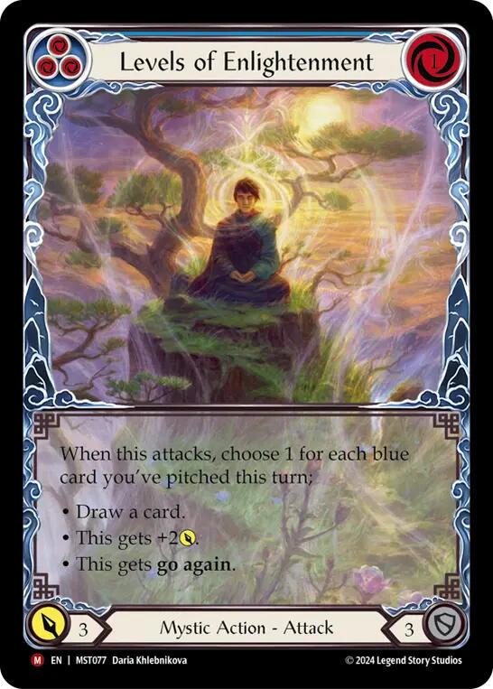 Levels of Enlightenment (Extended Art) [MST077] (Part the Mistveil)  Rainbow Foil | The CG Realm