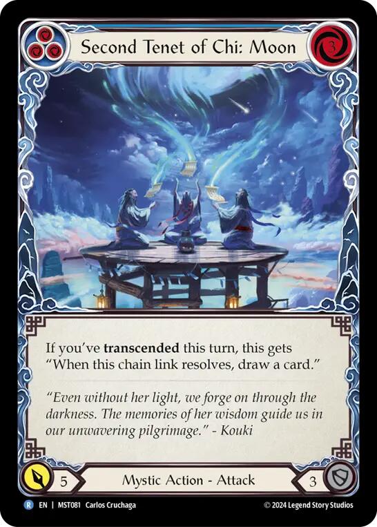 Second Tenet of Chi: Moon [MST081] (Part the Mistveil)  Rainbow Foil | The CG Realm