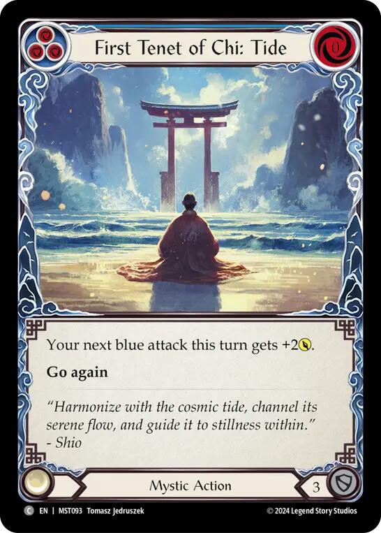 First Tenet of Chi: Tide [MST093] (Part the Mistveil)  Rainbow Foil | The CG Realm