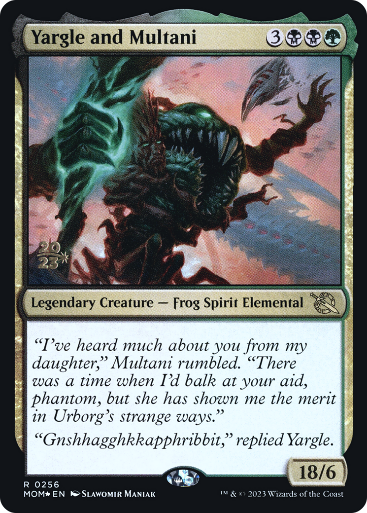 Yargle and Multani [March of the Machine Prerelease Promos] | The CG Realm