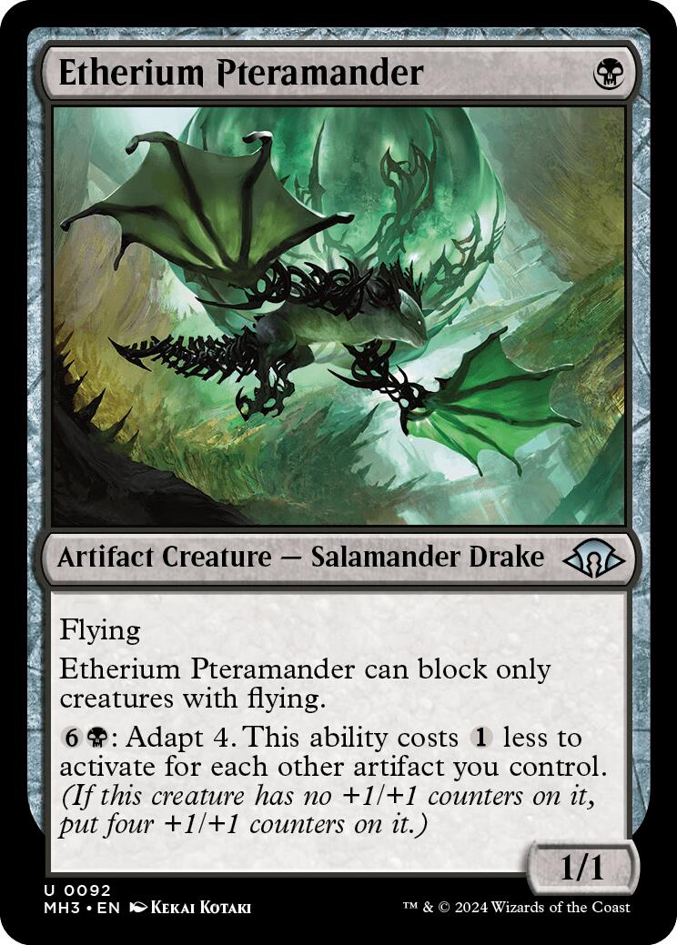 Etherium Pteramander [Modern Horizons 3] | The CG Realm