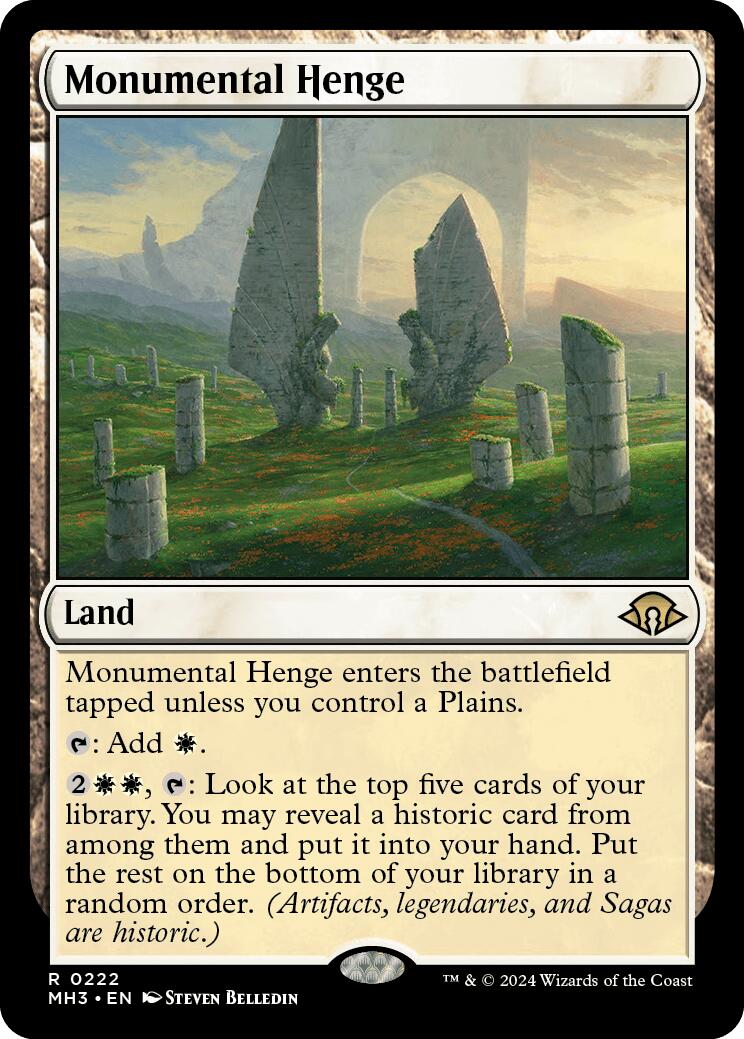 Monumental Henge [Modern Horizons 3] | The CG Realm