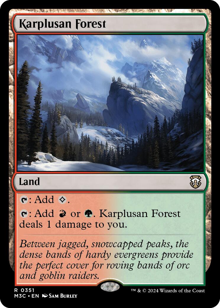 Karplusan Forest [Modern Horizons 3 Commander] | The CG Realm