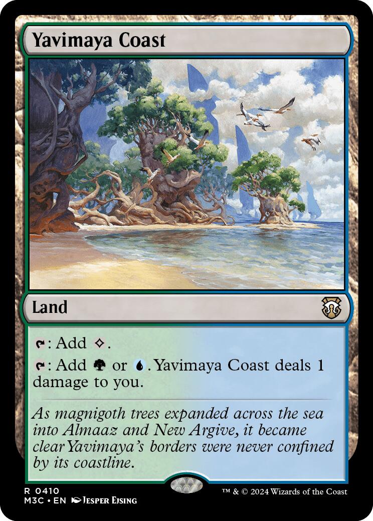 Yavimaya Coast [Modern Horizons 3 Commander] | The CG Realm