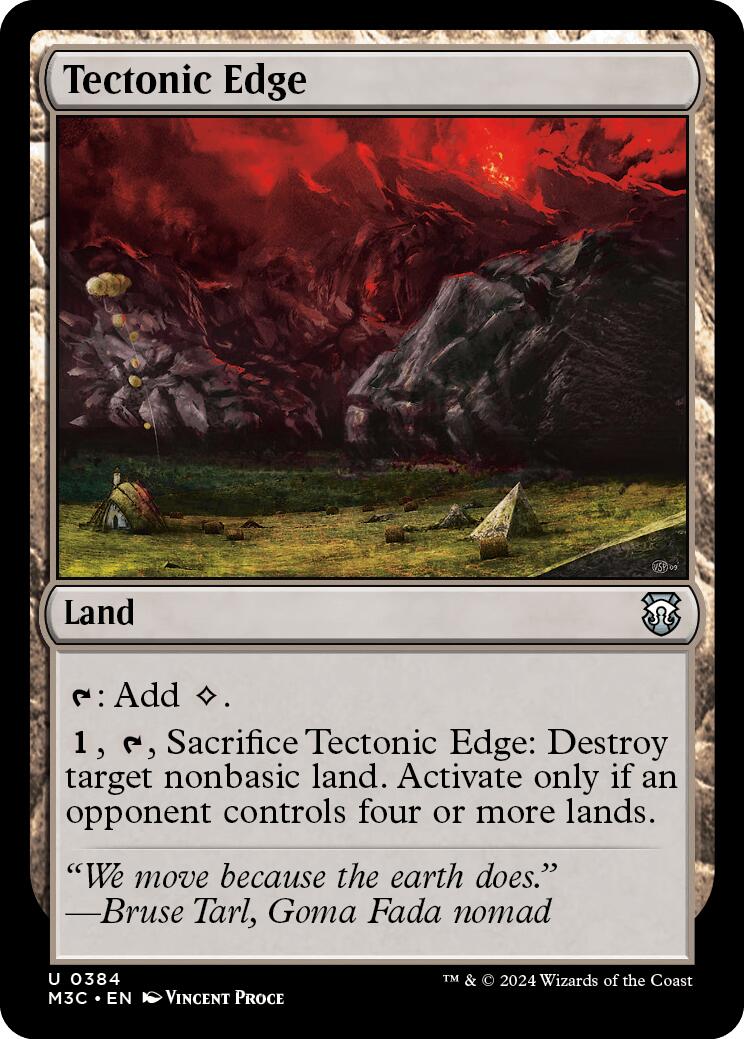 Tectonic Edge [Modern Horizons 3 Commander] | The CG Realm