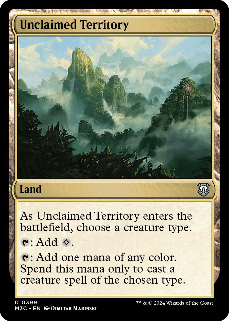 Unclaimed Territory [Modern Horizons 3 Commander] | The CG Realm