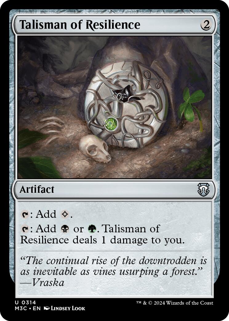 Talisman of Resilience [Modern Horizons 3 Commander] | The CG Realm