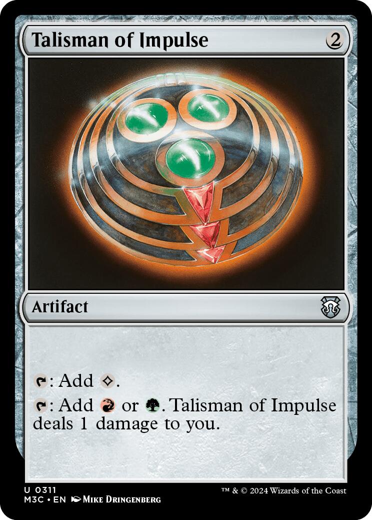 Talisman of Impulse [Modern Horizons 3 Commander] | The CG Realm