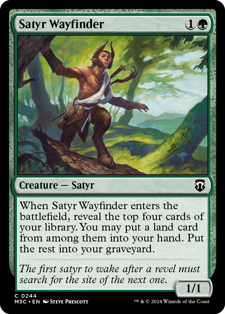 Satyr Wayfinder [Modern Horizons 3 Commander] | The CG Realm