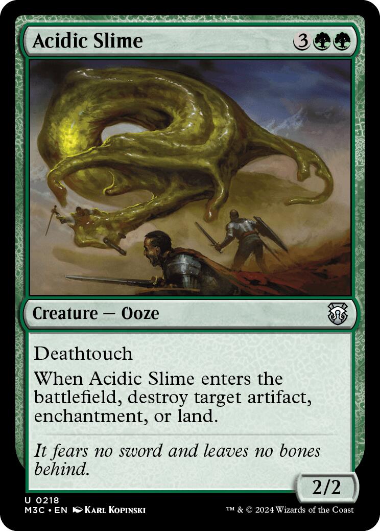 Acidic Slime [Modern Horizons 3 Commander] | The CG Realm