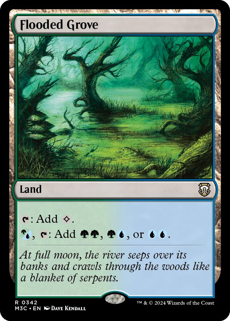 Flooded Grove [Modern Horizons 3 Commander] | The CG Realm