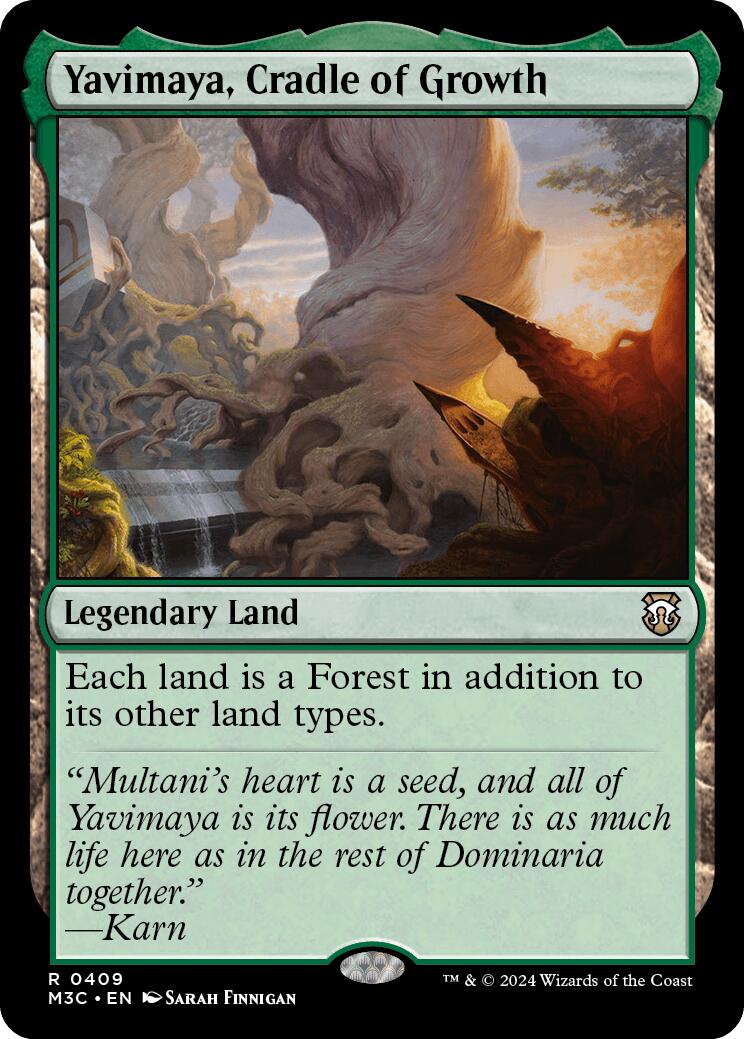 Yavimaya, Cradle of Growth [Modern Horizons 3 Commander] | The CG Realm