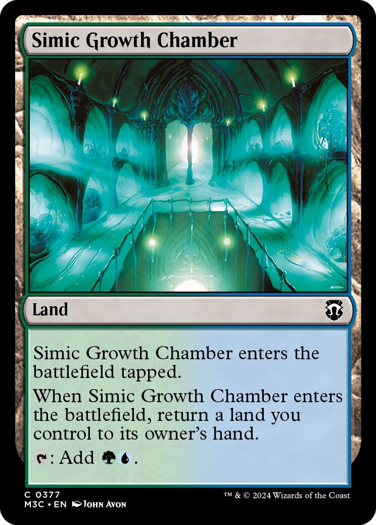 Simic Growth Chamber [Modern Horizons 3 Commander] | The CG Realm