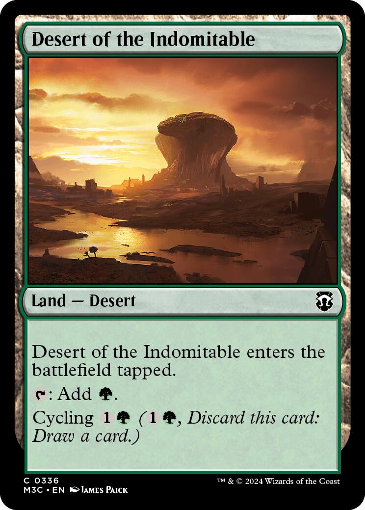 Desert of the Indomitable [Modern Horizons 3 Commander] | The CG Realm