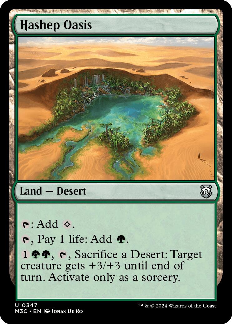 Hashep Oasis [Modern Horizons 3 Commander] | The CG Realm