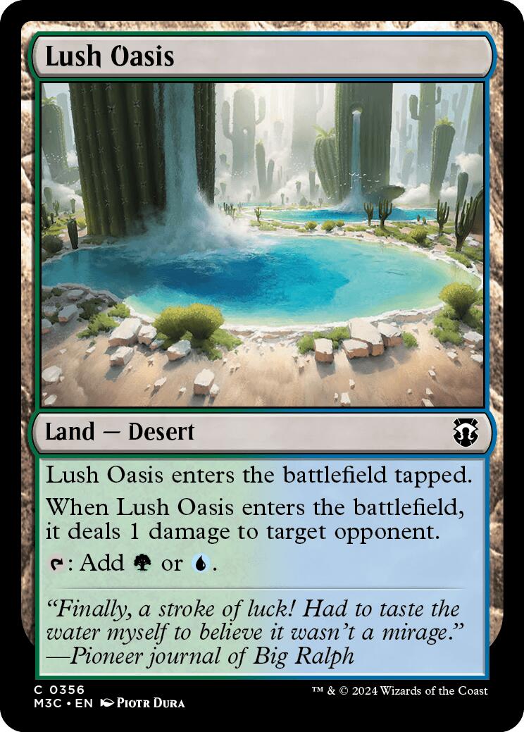 Lush Oasis [Modern Horizons 3 Commander] | The CG Realm