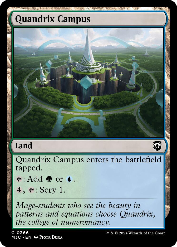 Quandrix Campus [Modern Horizons 3 Commander] | The CG Realm