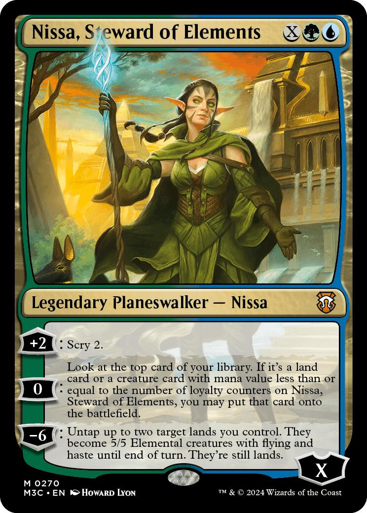 Nissa, Steward of Elements [Modern Horizons 3 Commander] | The CG Realm