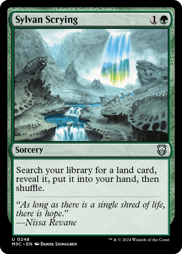 Sylvan Scrying [Modern Horizons 3 Commander] | The CG Realm