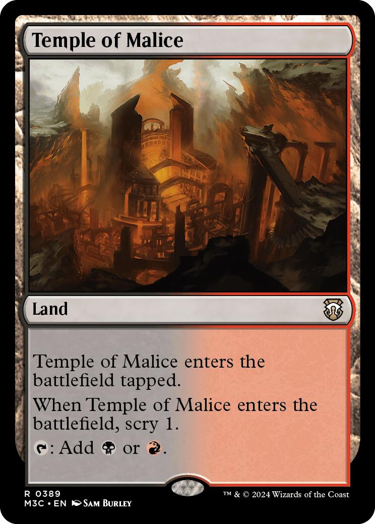 Temple of Malice [Modern Horizons 3 Commander] | The CG Realm