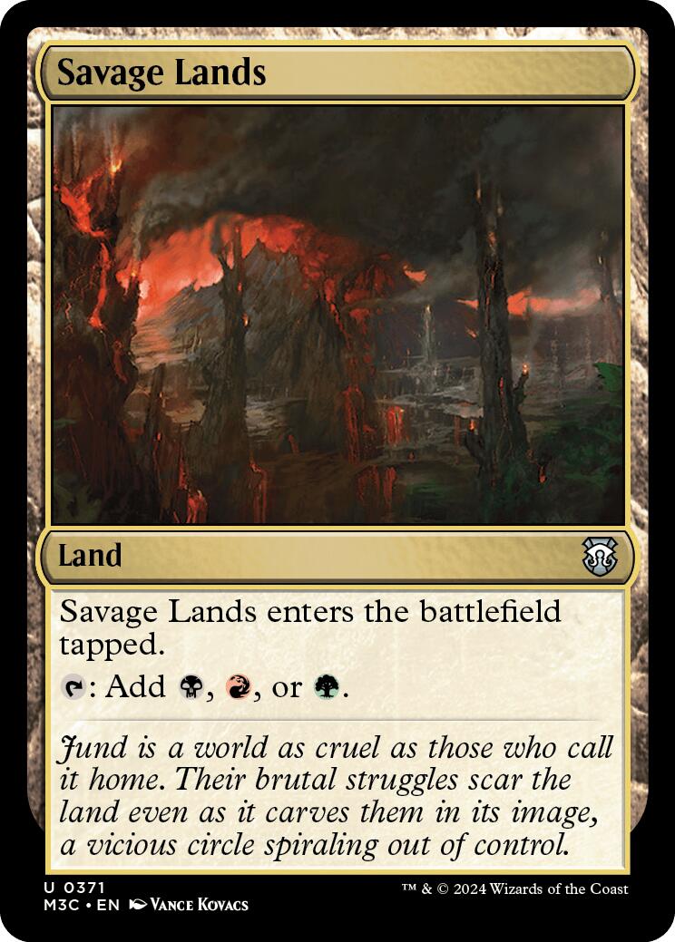 Savage Lands [Modern Horizons 3 Commander] | The CG Realm