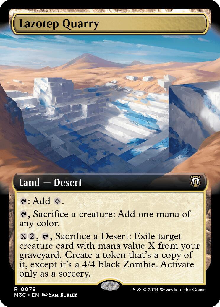 Lazotep Quarry (Extended Art) (Ripple Foil) [Modern Horizons 3 Commander] | The CG Realm