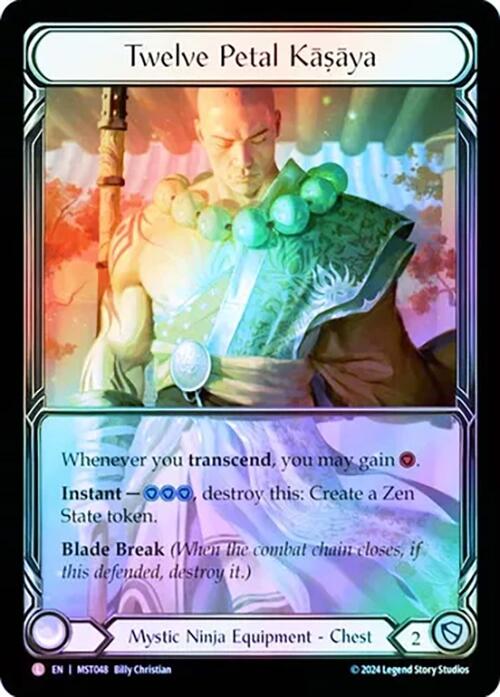 Twelve Petal Kasaya (Extended Art) [MST048] (Part the Mistveil)  Cold Foil | The CG Realm