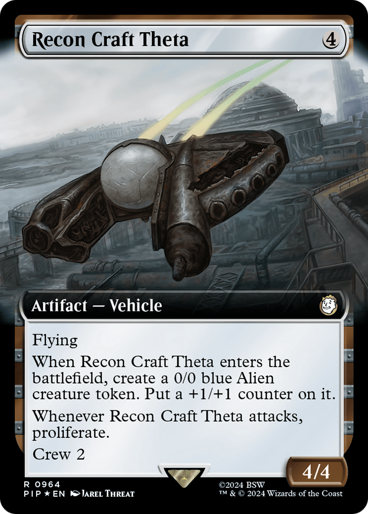 Recon Craft Theta (Extended Art) (Surge Foil) [Fallout] | The CG Realm