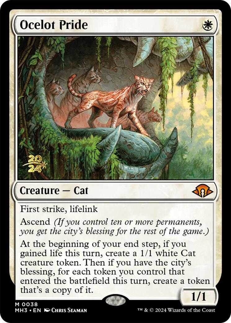 Ocelot Pride [Modern Horizons 3 Prerelease Promos] | The CG Realm