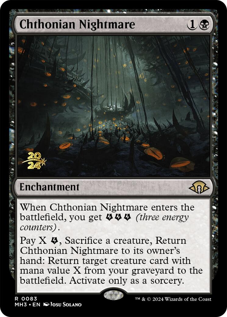 Chthonian Nightmare [Modern Horizons 3 Prerelease Promos] | The CG Realm
