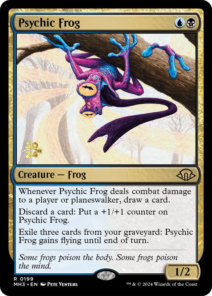 Psychic Frog [Modern Horizons 3 Prerelease Promos] | The CG Realm