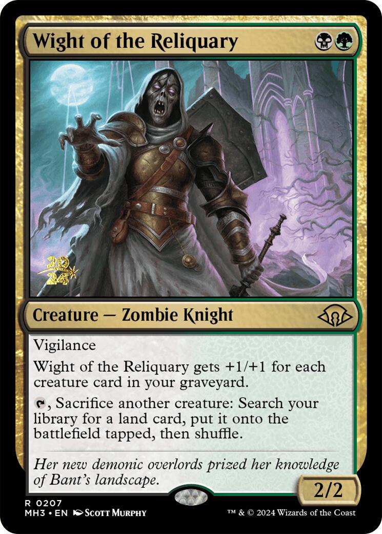 Wight of the Reliquary [Modern Horizons 3 Prerelease Promos] | The CG Realm