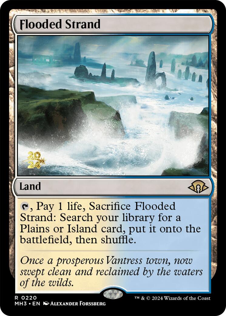 Flooded Strand [Modern Horizons 3 Prerelease Promos] | The CG Realm