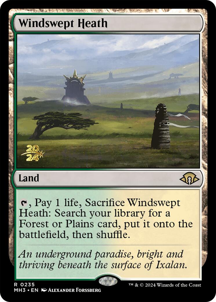 Windswept Heath [Modern Horizons 3 Prerelease Promos] | The CG Realm