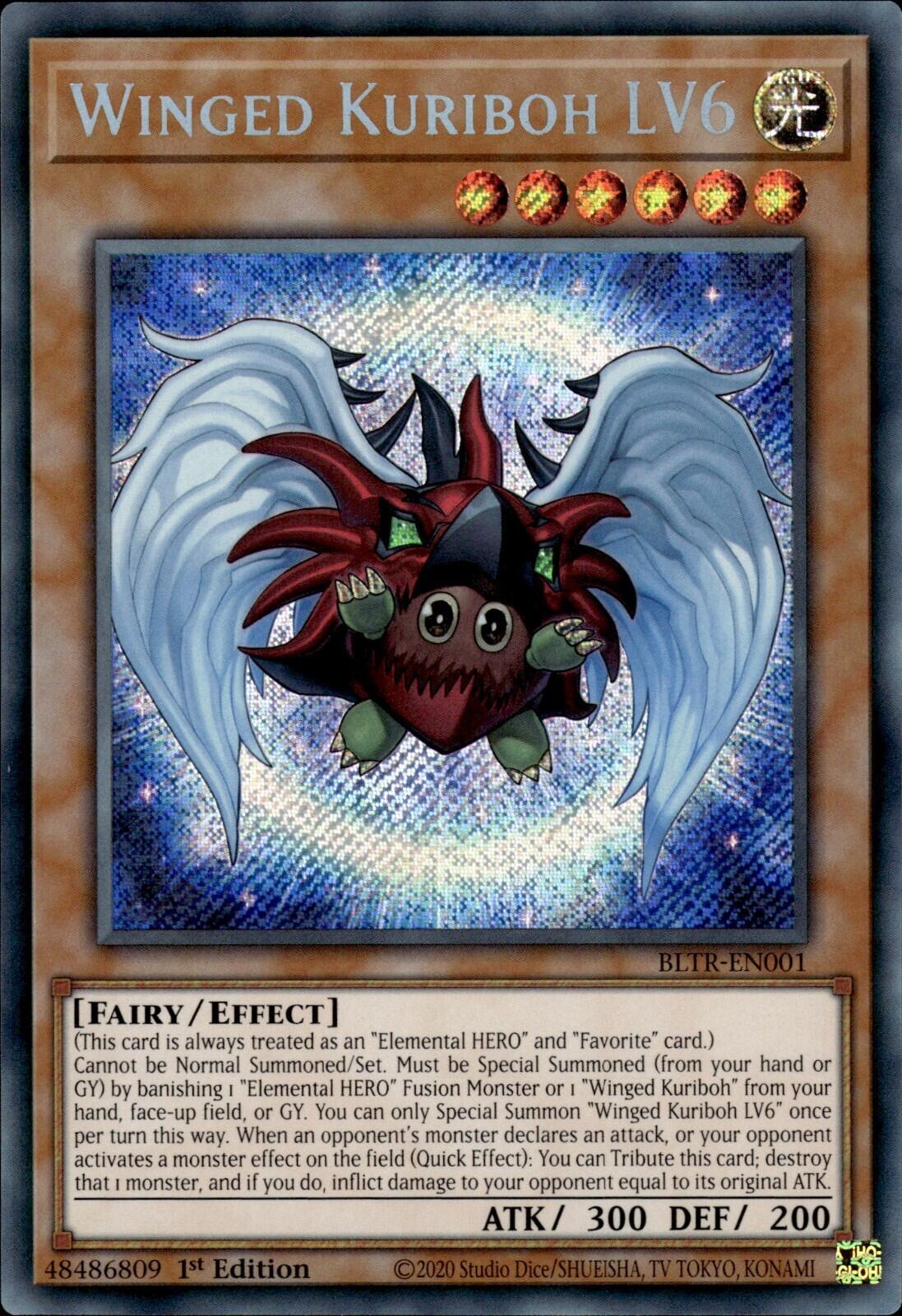 Winged Kuriboh LV6 [BLTR-EN001] Secret Rare | The CG Realm